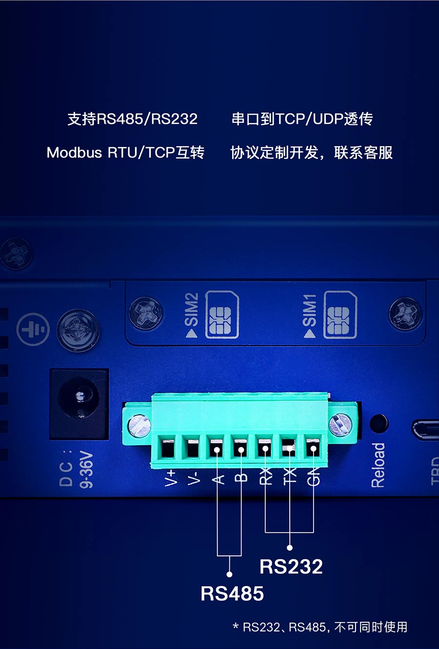 5G工業(yè)路由器帶串口可實現(xiàn)總線采集和控制